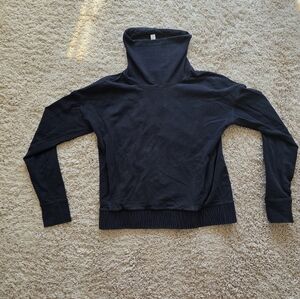 Lululemon Athletica Black Cowl Neck Sweater